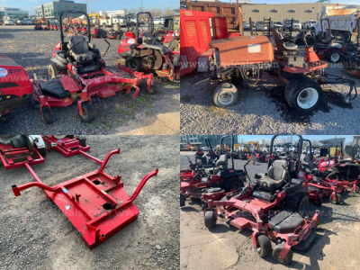  24 Lots: Variety of Mowing Equipment