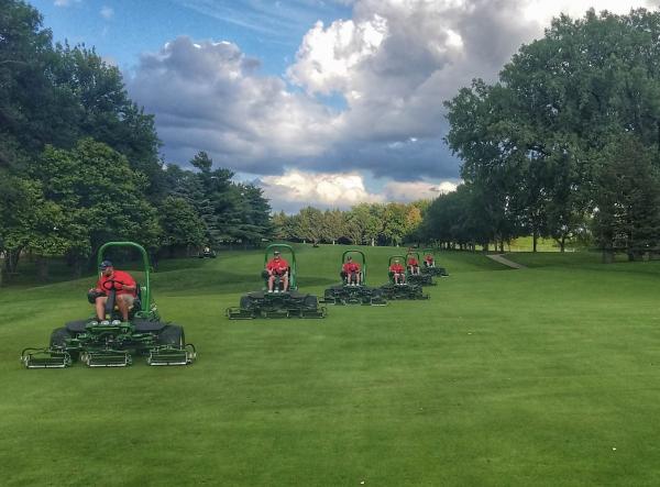 The Solheim Cup gave a lot of Iowa turf managers a chance to show their stuff. Photos courtesy of Aaron Porter.