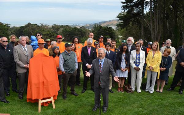 San Francisco Mayor Eddie Lee said the training academy at Gleneagles helps at-risk residents and the golf course succeed into the future.