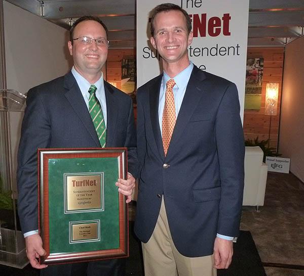 Chad Mark (left) and Mark Petzing of The Kirtland Country Club.