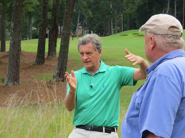 Mark Hoban (left) has been a leader in the use of natural products.