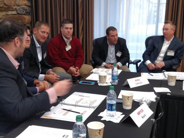 This year's SBI class tackles one of many group projects.