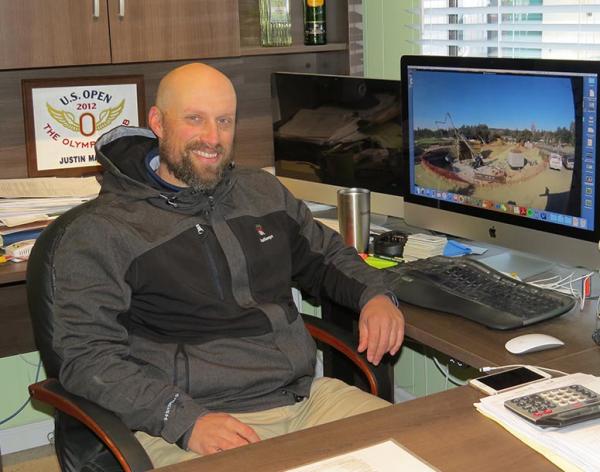 Justin Mandon says a new deal on recycled water will help immensely at Pasatiempo Golf Club in Santa Cruz.