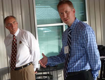 Ken Mangum, left, and Bryan Stromme are among the speakers scheduled to attend this year's Green Start Academy.