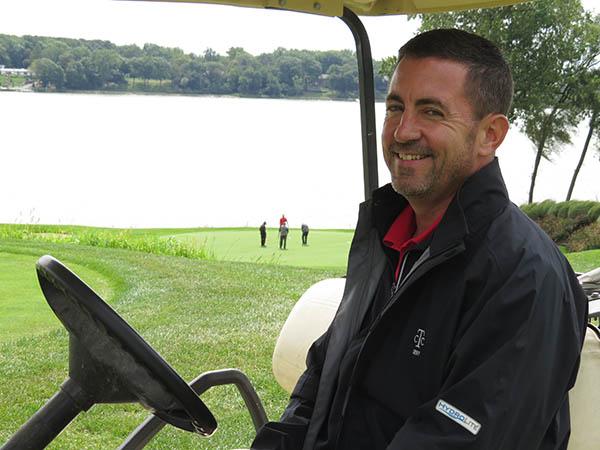 Tim Glorioso is smiling much more these days at Toledo Country Club. Photo by John Reitman