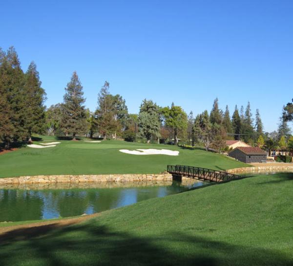 New pump station (lower right) at La Rinconada Country Club.