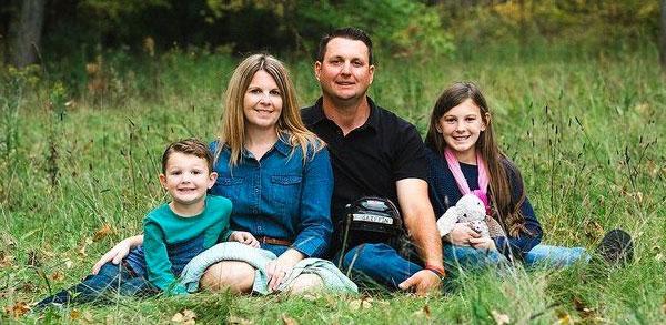 Everett, Erin, Adam and Grace Engle.