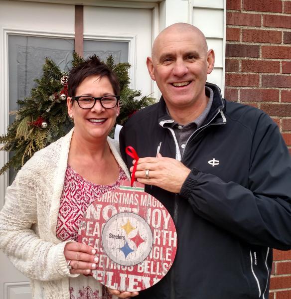 John and Tracey Zimmers: Proof that you can take the couple out of Pittsburgh, but you can't take Pittsburgh out of the couple.