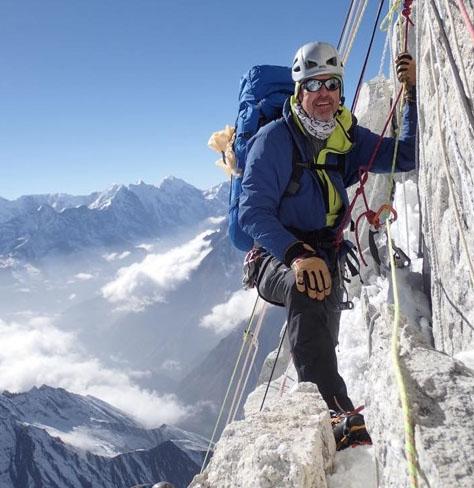 Steve Cook says that tackling tough challenges, like some of the world's highest mountains, have helped him find the courage to make other life-altering choices.