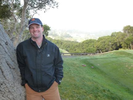 Andy Magnasco, 27, is in his third season as head superintendent at Carmel Valley Ranch in California.
