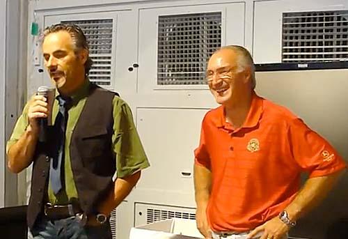 David Feherty (left) praised the work of Ken Mangum and his staff after the 2011 PGA Championship.