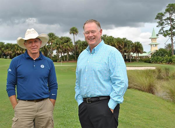 When Dick Gray won the Superintendent of the Year award, PGA Golf Club GM Jimmy Terry, right, brought a small army of supporters to the GIS in Orlando for the announcement. Photo by PGA of America