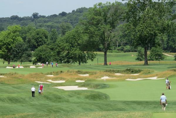 A tour of the recently restored Philadelphia Cricket Club, shown here, went a long way in selling Moraine Country Club members on a restoration of their own course. Photo by John Reitman