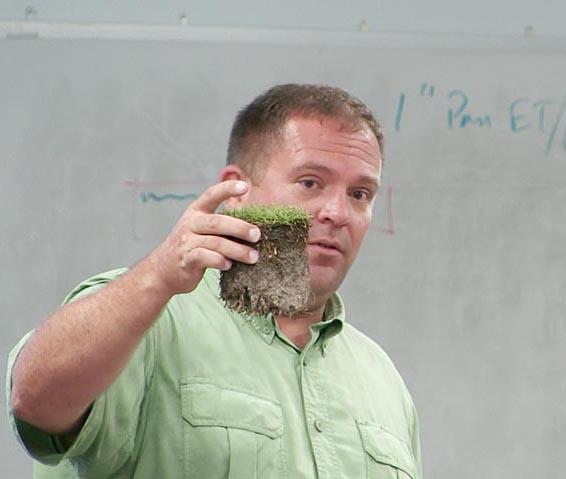 Jason Kruse, Ph.D., says price and availability of water will eventually lead turf managers to some difficult decisions.