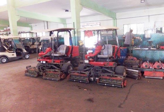 When it comes to golf course maintenance equipment in Cuba, there is no such thing as new.