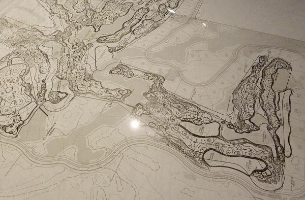 Original designs of the Bear's Club in Jupiter, Florida.