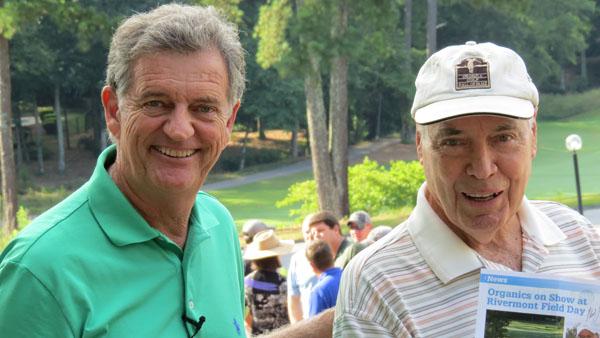 Mark Hoban, left, with his mentor Palmer Maples.