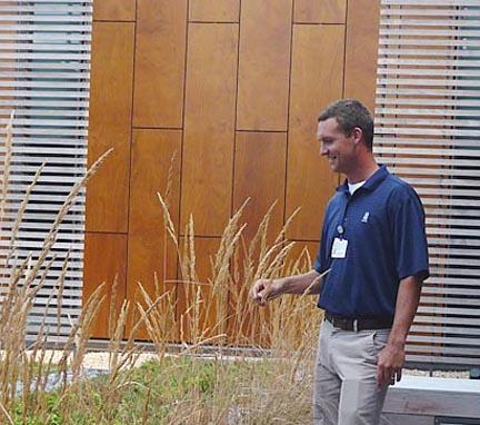 Andy Hutchinson maintains more than 150 acres at the Owensboro Health campus.