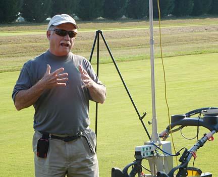 Bayer biologist Mike Newnam discusses how researchers assess plant stress before it is visible to the naked eye.