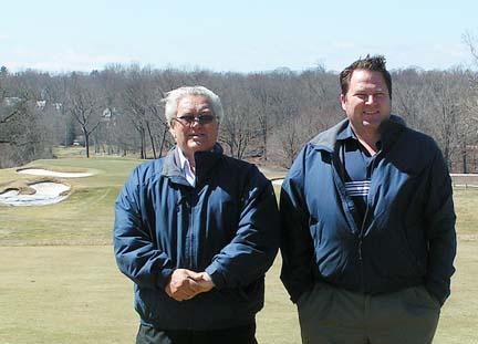 David Dudones (right) with his mentor and predecessor at Westchester Country Club, Joe Alonzi.