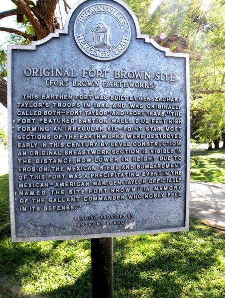 Fort Brown Memorial Golf Course was built on the site of a historic military installation.