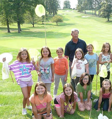 Counting butterflies was a popular event for local Girl Scouts.