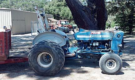1970s circa Ford tractor at Corral de Tierra.