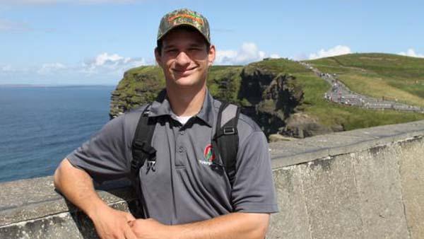 Peter Braun during his days at Mount Juliet Golf Club in Ireland.