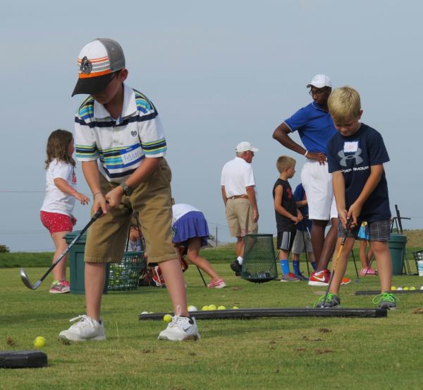 The future of the game and the industry are reliant on attracting children to golf. PHOTOS BY JOHN REITMAN