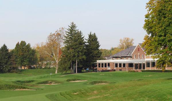 A lot of history has been made through the years on the 18th green at the Inverness Club. Photos by John Reitman