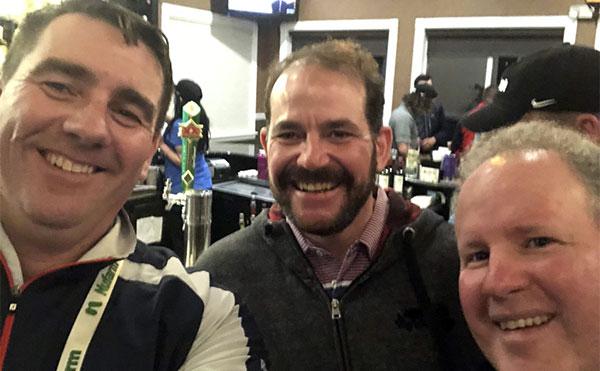 Mark Perry, Pat O'Brien and myself at GIS.