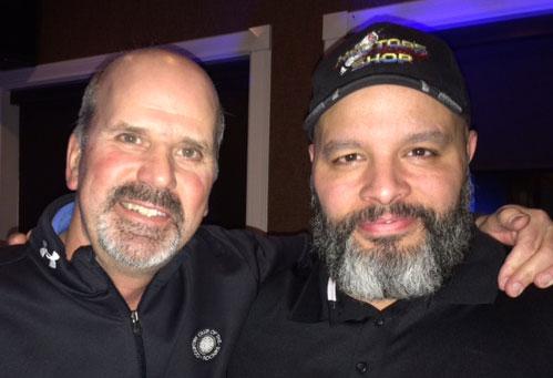 Kevin and Hector at Beer & Pretzels.